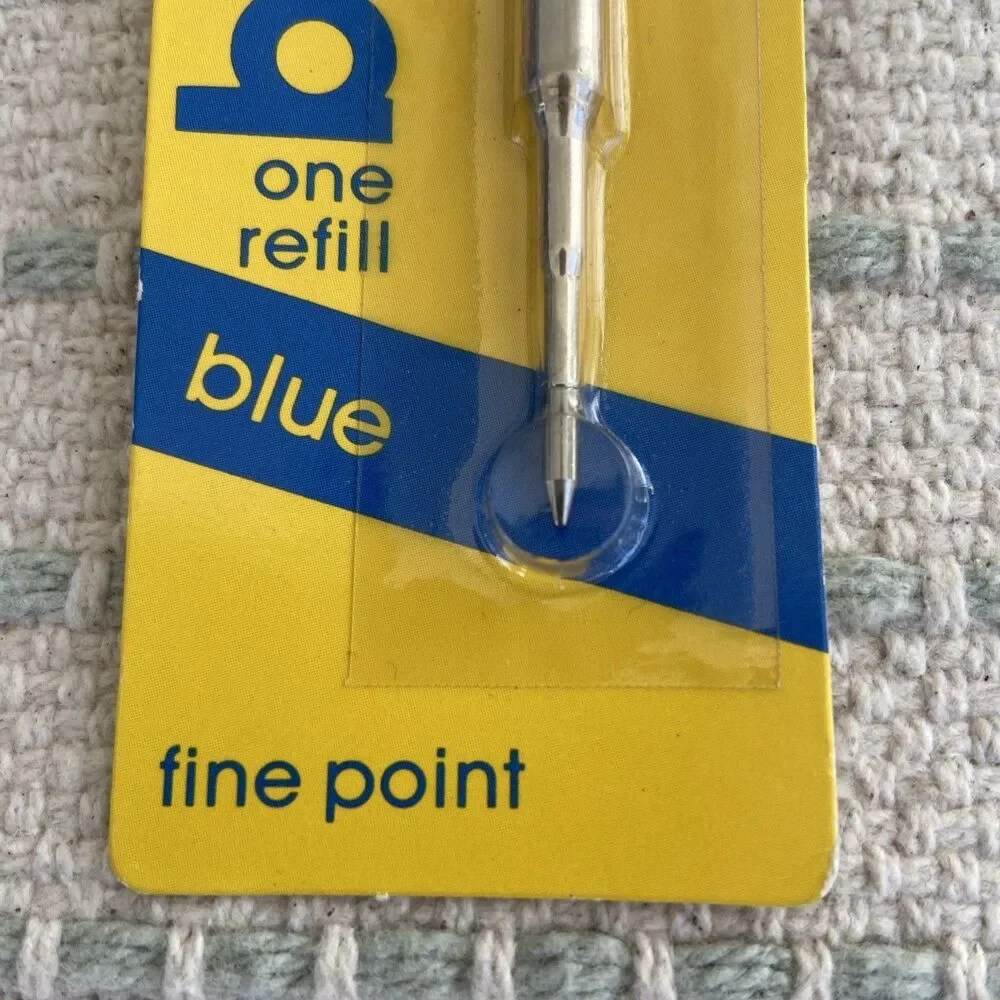 Vintage Sheaffer Ballpoint Pen Refill Blue Fine Point New Old Stock Sealed USA